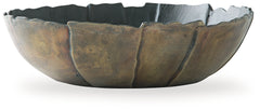 Aidman Black/Antique Gold Bowl - Ornate Home