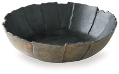 Aidman Black/Antique Gold Bowl - Ornate Home