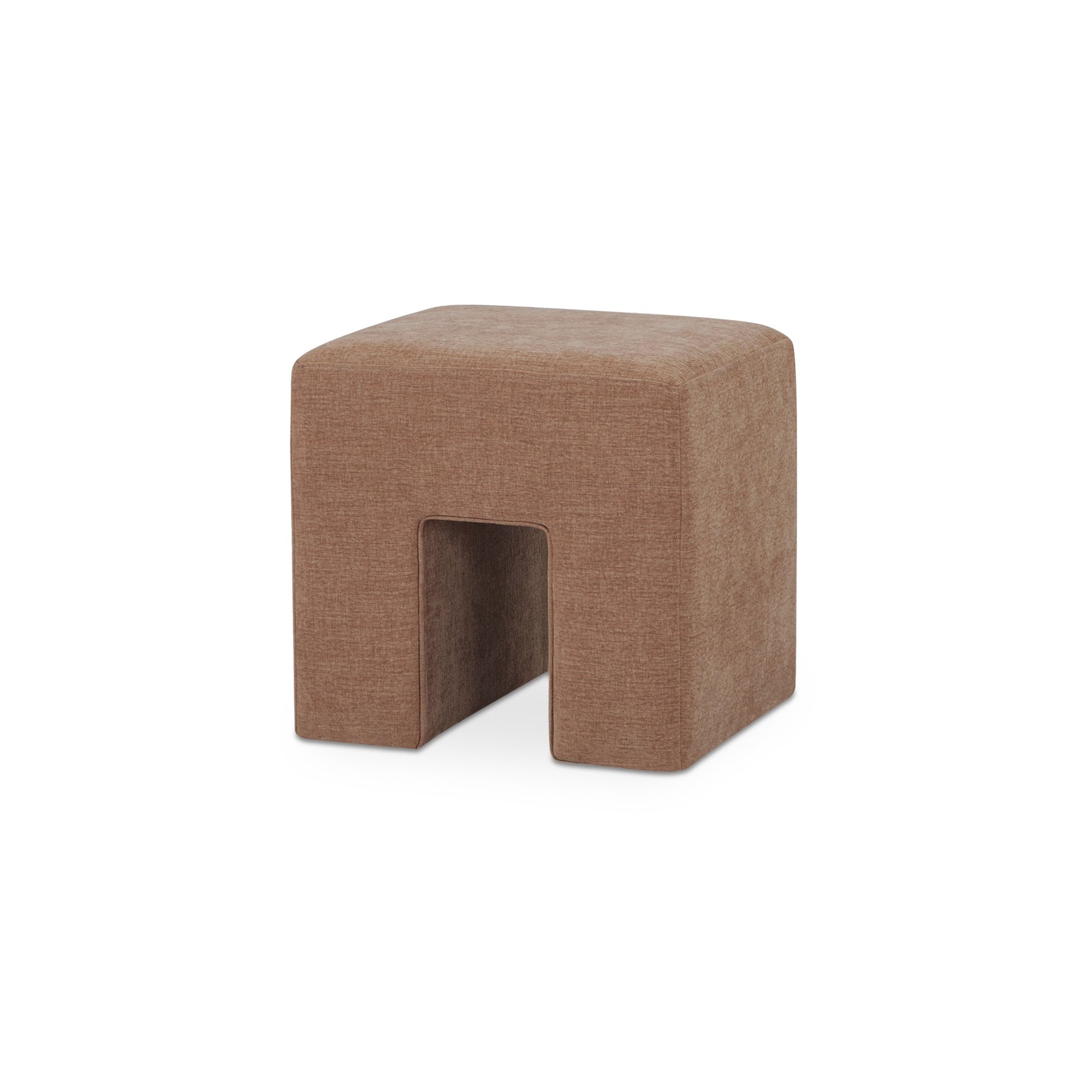Aidy Washed Pink Stool - Ornate Home