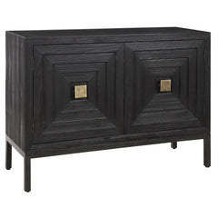 Aiken Dark Walnut 2 Door Cabinet - Ornate Home