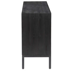 Aiken Dark Walnut 2 Door Cabinet - Ornate Home