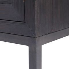 Aiken Dark Walnut 2 Door Cabinet - Ornate Home