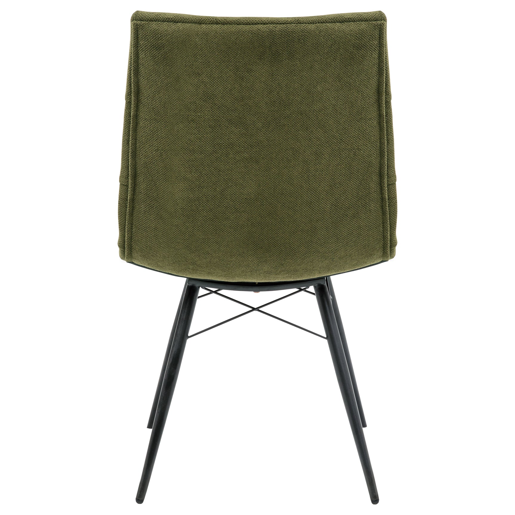 Aiken Saddle/Forest Green Fabric Upholstered Dining Side Chair (Set of 4) - Ornate Home