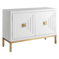 Aiken White 2 Door Cabinet - Ornate Home