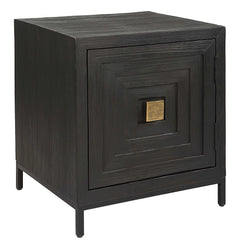 Aiken Woodtone Geometric Cabinet / End Table - Ornate Home