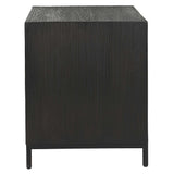 Aiken Woodtone Geometric Cabinet / End Table - Ornate Home