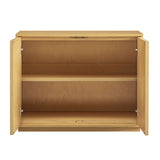 Aiko Light Oak 39 Inch Japandi Accent Cabinet - Ornate Home