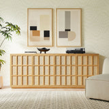Aiko Light Oak 76 Inch Japandi Sideboard - Ornate Home