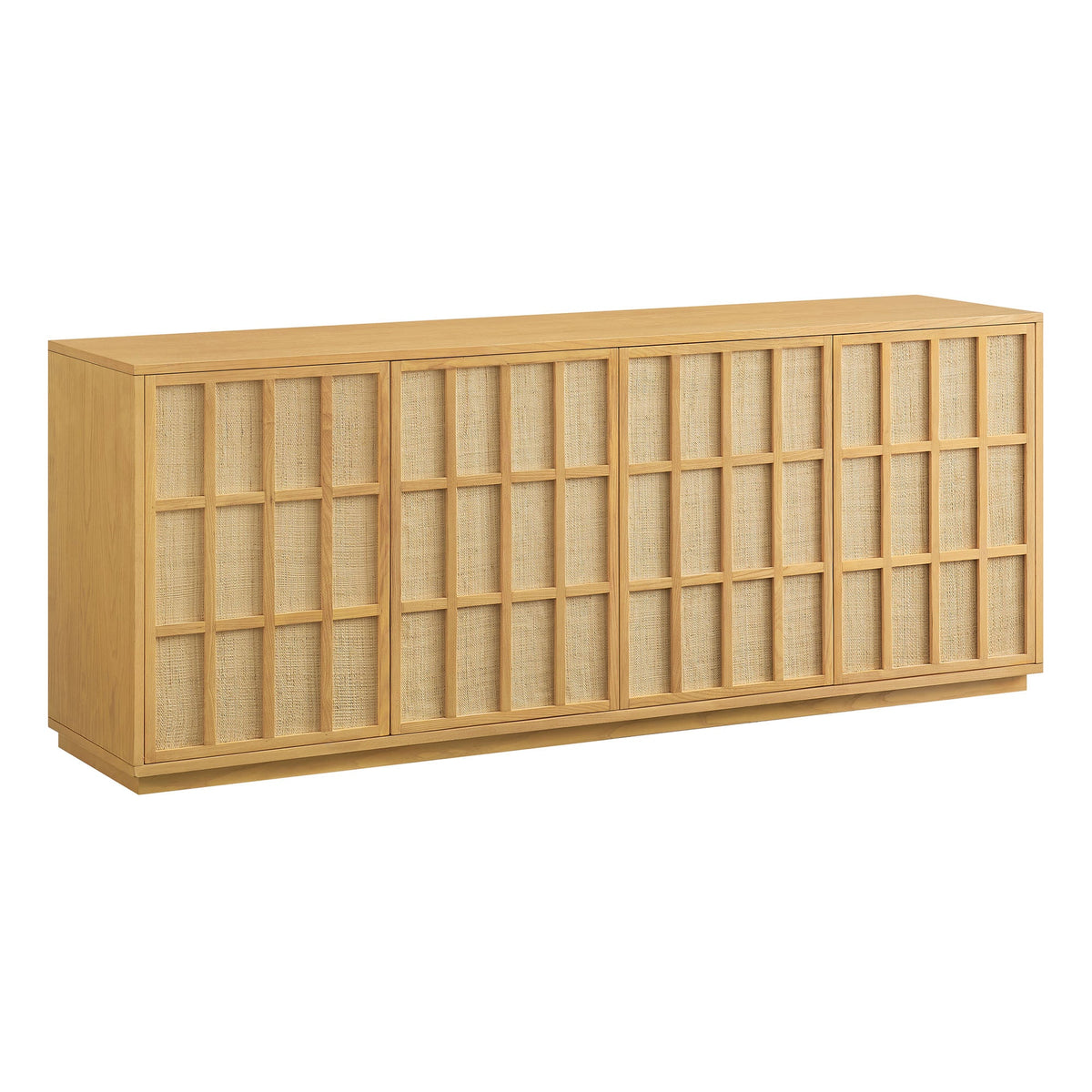 Aiko Light Oak 76 Inch Japandi Sideboard - Ornate Home