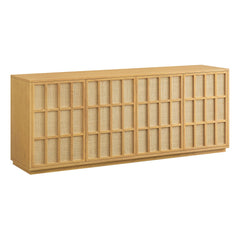 Aiko Light Oak 76 Inch Japandi Sideboard - Ornate Home