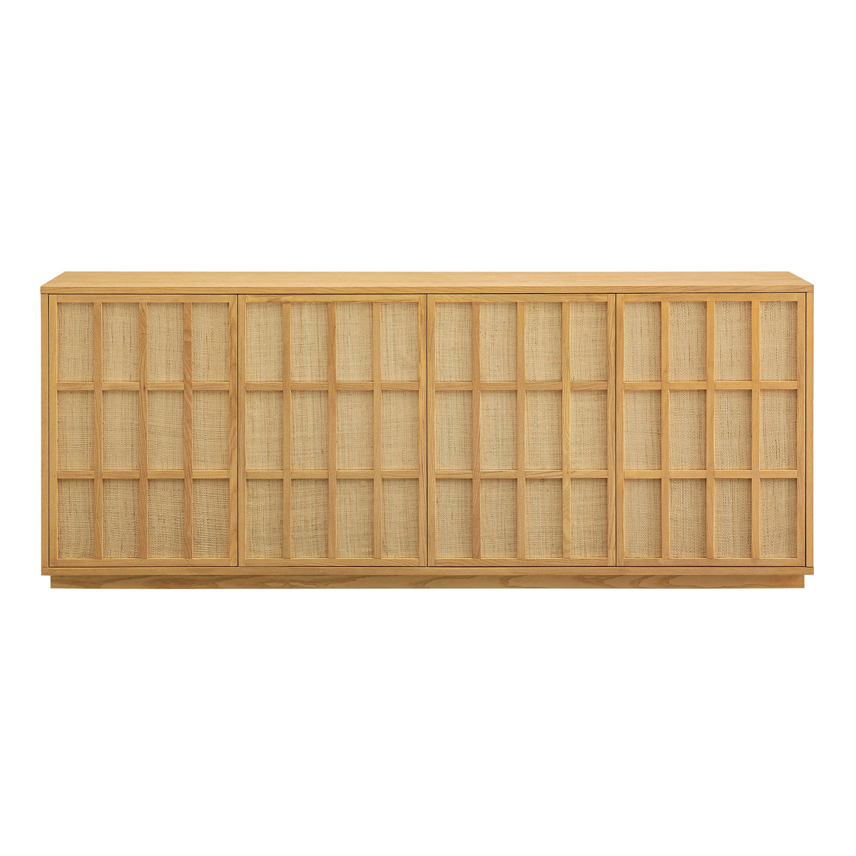 Aiko Light Oak 76 Inch Japandi Sideboard - Ornate Home