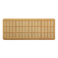 Aiko Light Oak 76 Inch Japandi Sideboard - Ornate Home