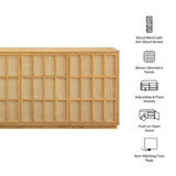 Aiko Light Oak 76 Inch Japandi Sideboard - Ornate Home