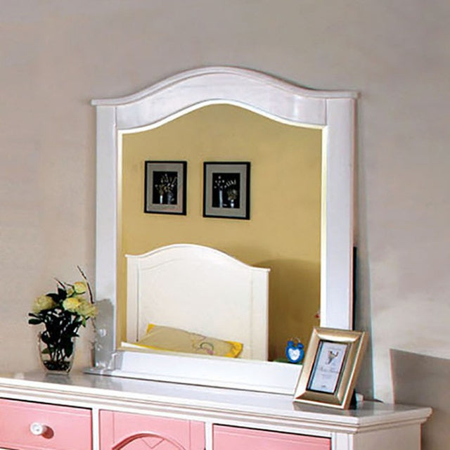 Aila Pink/White Mirror - Ornate Home