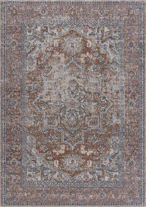 Aila Traditional Design Washable Rug - Clearance - Ornate Home