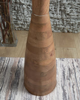 Ailsa Natural Brown Wood Floor Lamp (1/CN) (Online Special Price) - Ornate Home