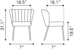 Aimee Beige Dining Chair (Set of 2) - Ornate Home