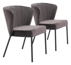 Aimee Gray Dining Chair (Set of 2) - Ornate Home