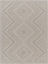 Aimee Natural Gray Outdoor Area Rug - Clearance - Ornate Home