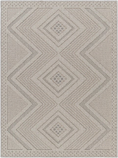 Aimee Natural Gray Outdoor Area Rug - Clearance - Ornate Home