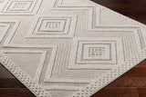 Aimee Natural Gray Outdoor Area Rug - Clearance - Ornate Home