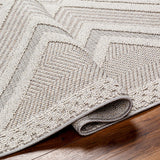 Aimee Natural Gray Outdoor Area Rug - Clearance - Ornate Home