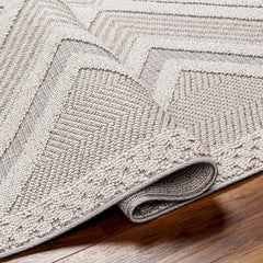 Aimee Natural Gray Outdoor Area Rug - Clearance - Ornate Home