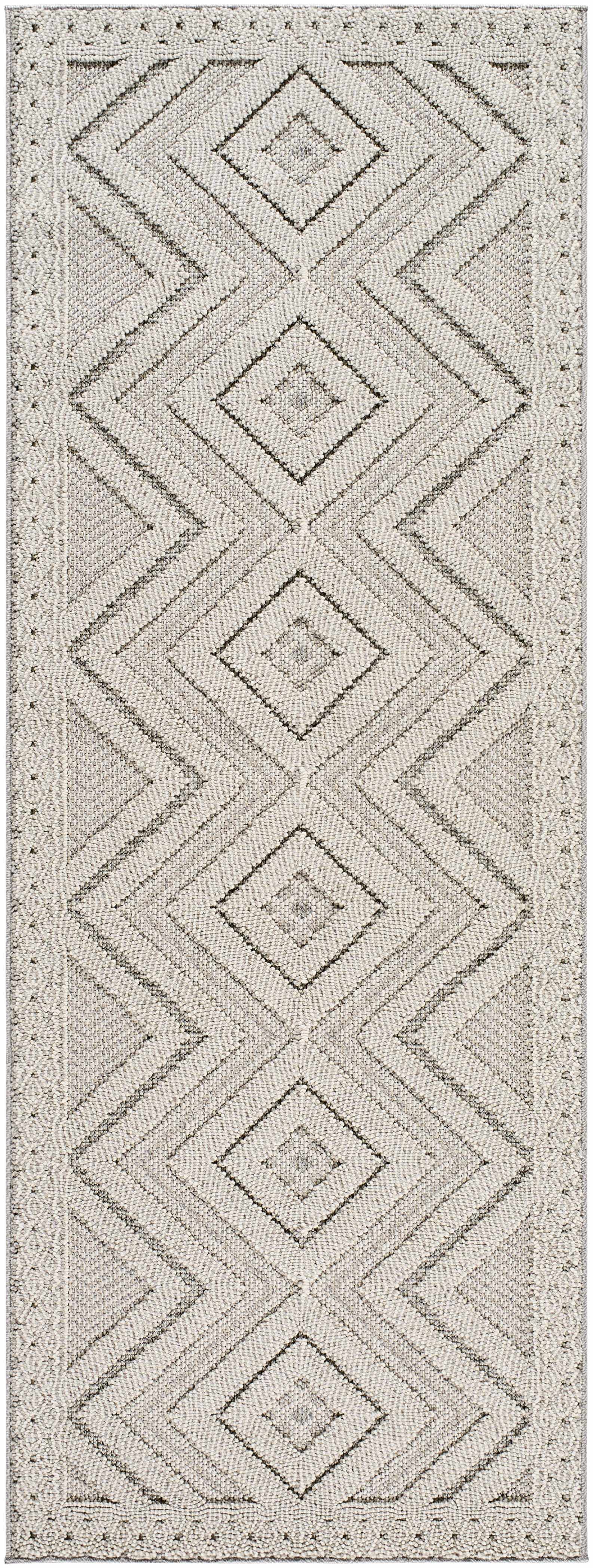 Aimee Natural Gray Outdoor Area Rug - Clearance - Ornate Home