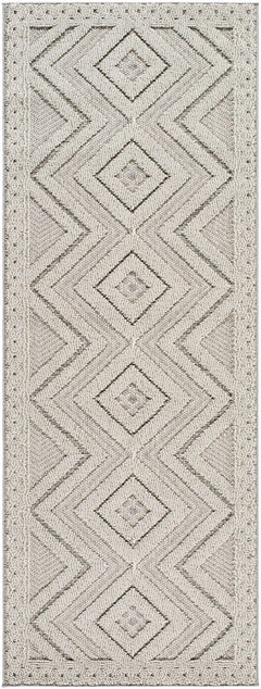 Aimee Natural Gray Outdoor Area Rug - Clearance - Ornate Home