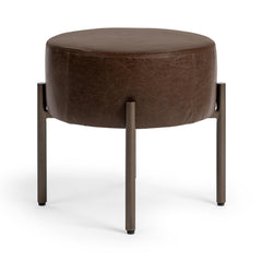 Aimie Cocoa Brown Accent Stool