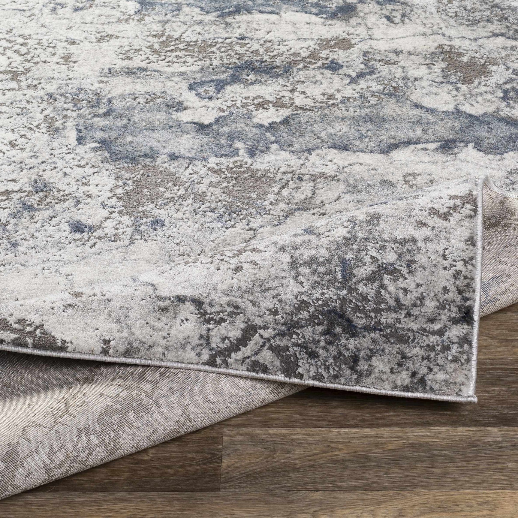 Ainslie Gray Marble Rug - Ornate Home