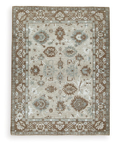 Ainswick Brown/Beige/Gray Memory Foam Large Rug - Ornate Home