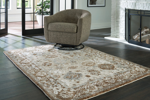 Ainswick Brown/Beige/Gray Memory Foam Medium Rug (Online Special Price) - Ornate Home