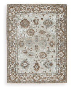 Ainswick Brown/Beige/Gray Memory Foam Medium Rug - Ornate Home