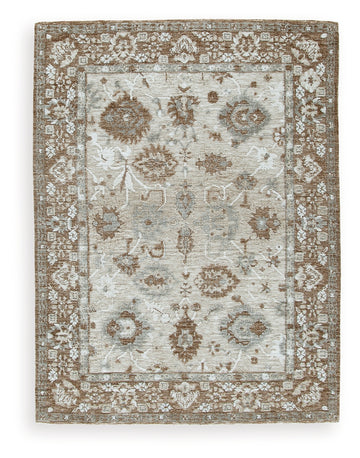 Ainswick Brown/Beige/Gray Memory Foam Medium Rug - Ornate Home