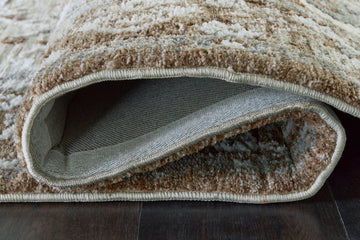 Ainswick Brown/Beige/Gray Memory Foam Medium Rug - Ornate Home