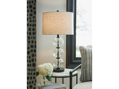 Airbal Clear/Black Table Lamp (Set of 2) - Ornate Home