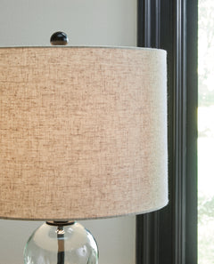 Airbal Clear/Black Table Lamp (Set of 2) - Ornate Home