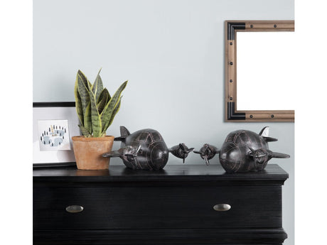 Airplane Grey Statue - Ornate Home