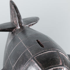 Airplane Grey Statue - Ornate Home