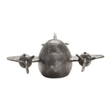Airplane Grey Statue - Ornate Home