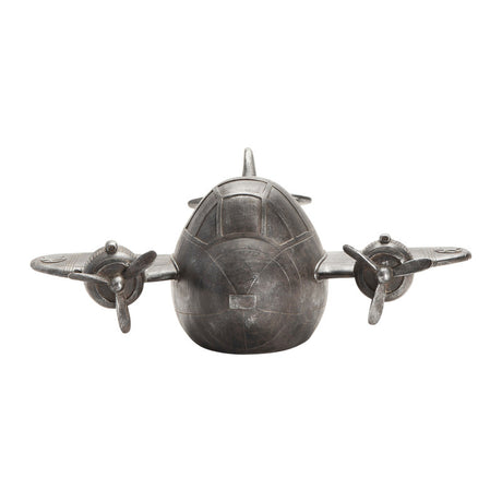 Airplane Grey Statue - Ornate Home