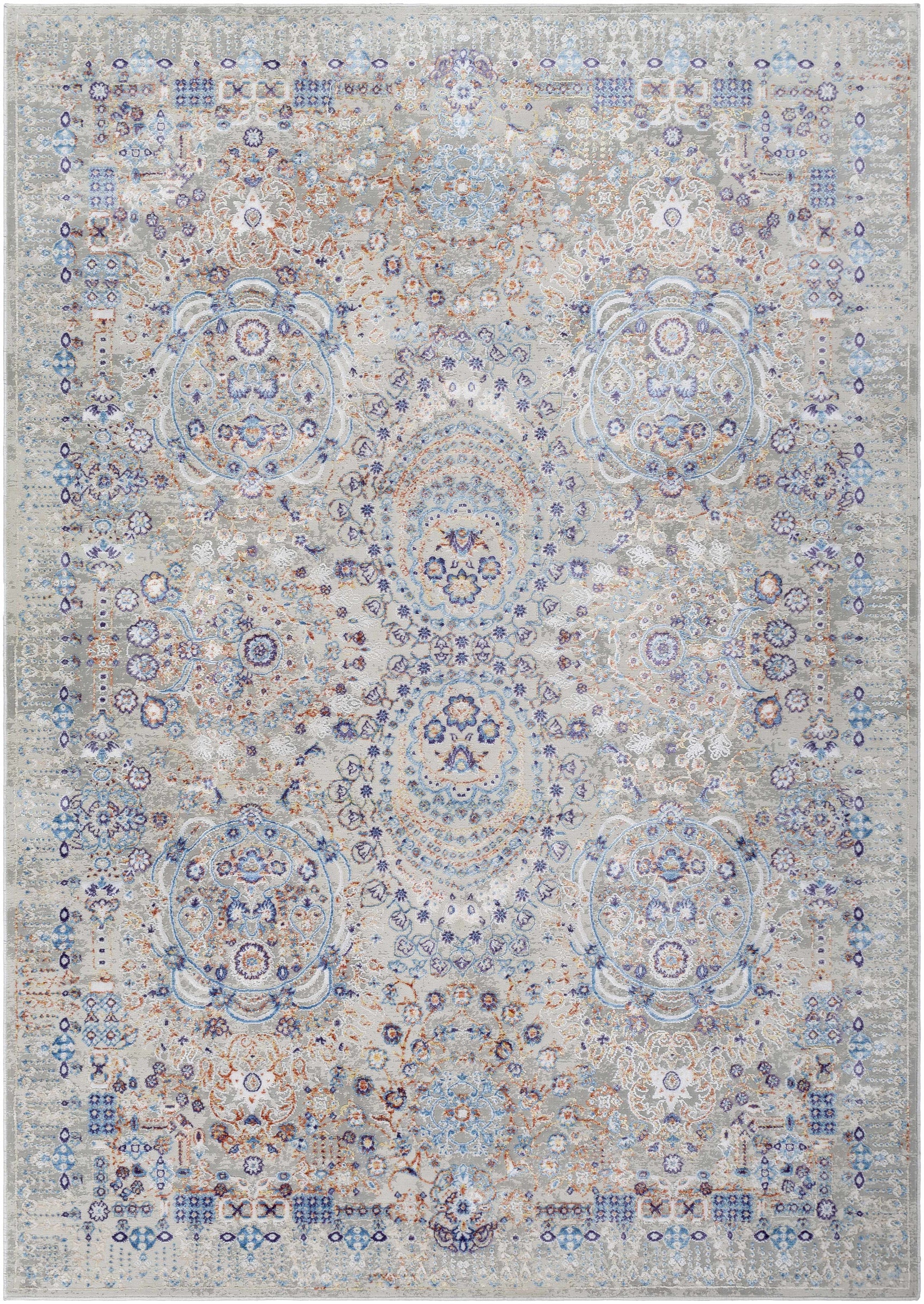 Aisha Abstract Premium Sheen Viscose Rug - Clearance - Ornate Home