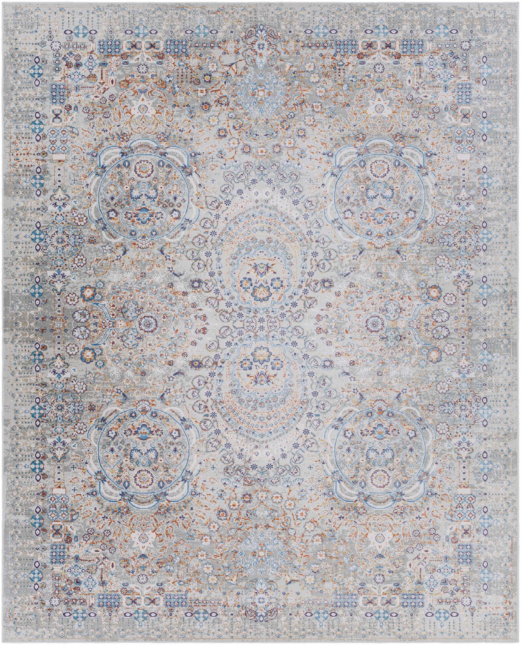 Aisha Abstract Premium Sheen Viscose Rug - Clearance - Ornate Home