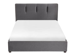 Aitana Graphite California King Platform Bed With Storage Footboard - Ornate Home