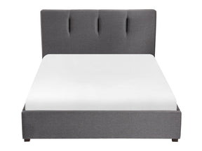 Aitana Graphite California King Platform Bed With Storage Footboard - Ornate Home