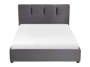 Aitana Graphite California King Platform Bed With Storage Footboard - Ornate Home