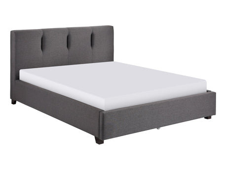 Aitana Graphite Eastern King Platform Bed - Ornate Home
