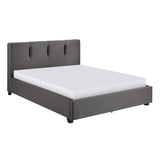Aitana Graphite Eastern King Platform Bed - Ornate Home