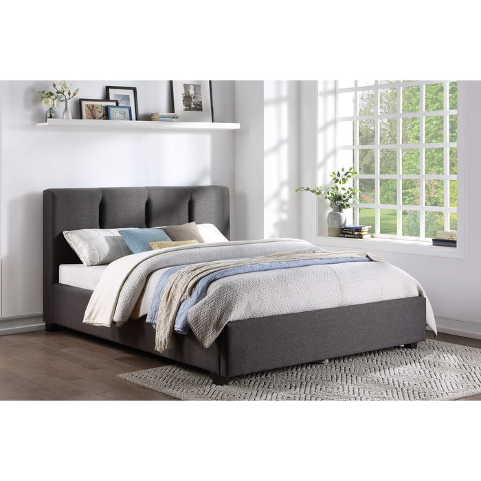 Aitana Graphite Eastern King Platform Bed - Ornate Home